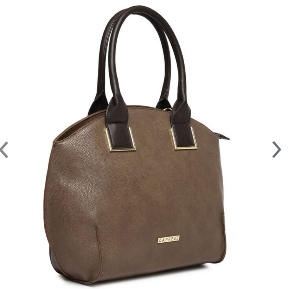 Caprese taupe solid shoulder bag - Picture 6 of 12